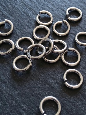 20 oder 100 Biegeringe Edelstahl 10 mm stark 1,6 mm Innendurchmesser: 7 mm UK