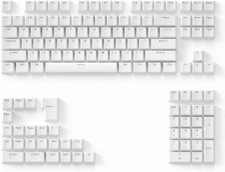 131 Keys PBT Keycaps Set, Double Shot Shine Through Backlit Key Caps, OEM Pro...