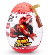 RARE Zuru Robo Alive Volcano Dino Fossil Find Dig Build Lava Magma Sand Slime 