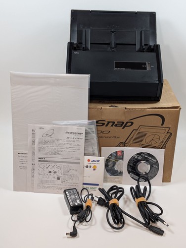 Fujitsu ScanSnap iX500 Scanner Raku2 Library Set 13151 Scans Adobe XI Licenses - 第 1/20 張圖片