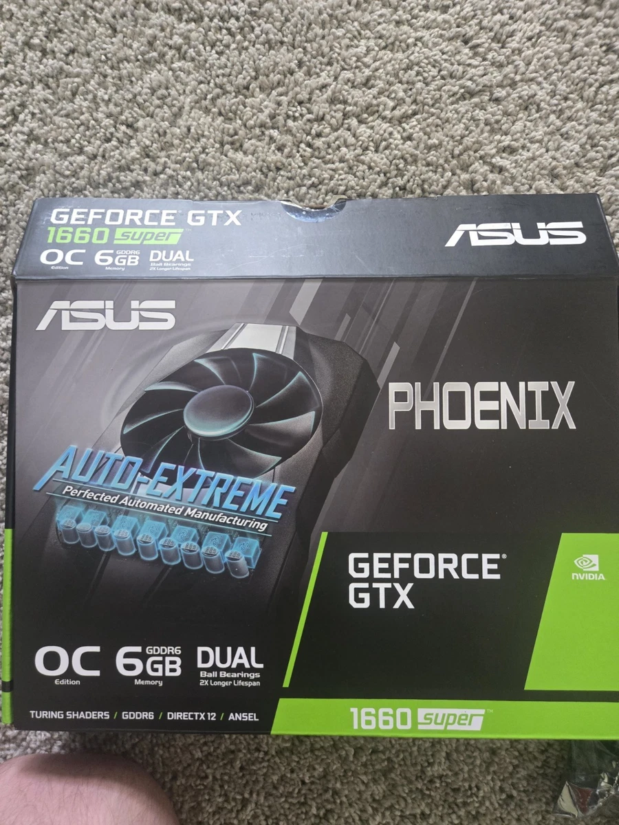 ASUS NVIDIA GeForce GTX 1660 NVIDIA Computer Graphics Cards for