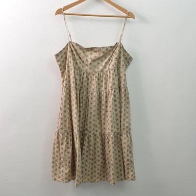 Levis Joni Tiered Mini Dress Womens XL Cotton