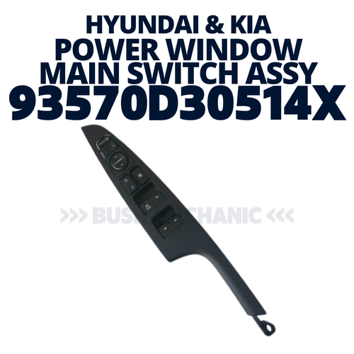 GENUINE OEM Hyundai Kia Power Window Main Switch Assy Tucson 93570D30514X - Picture 2 of 2