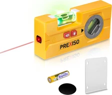 2-In-1 Line Laser Level Mini Torpedo Level with Light 3-3/4" Rotatable Magnetic