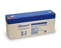 Ultracell Bleiakku 6 V, 3,4 Ah (3.4-6) Faston (4,8 Mm) Bleiakku Akku 6-3,4