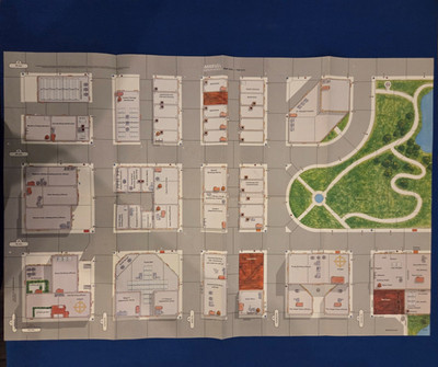 TSR Marvel Super Heroes Roleplaying Map - 6850xxx0701