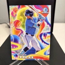 2025 Bowman Chrome Andrew Salas MM-17 Melt Masher Mini-Diamond Refractor #/150