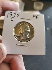 1970 S Proof  Washington Quarter 25c  **FREE SHIPPING**