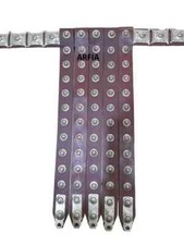 Medieval Leather Arming Belt large brass accents waist legionary armor Christmas