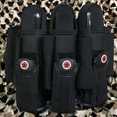 GI SPORTS NEW GI Sportz 3+4 Glide Paintball Pod Pack Harness - Black