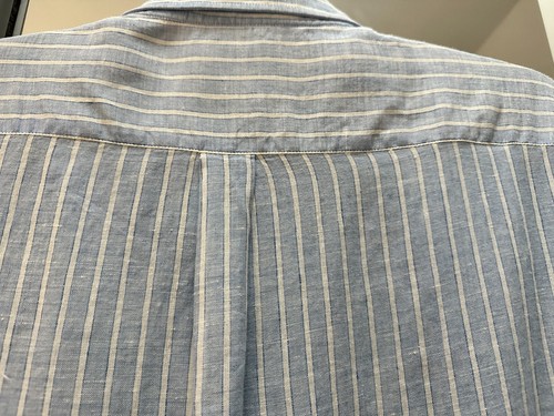 Mens Brunello Cucinello Linen Long Sleeve Shirt - Picture 6 of 10