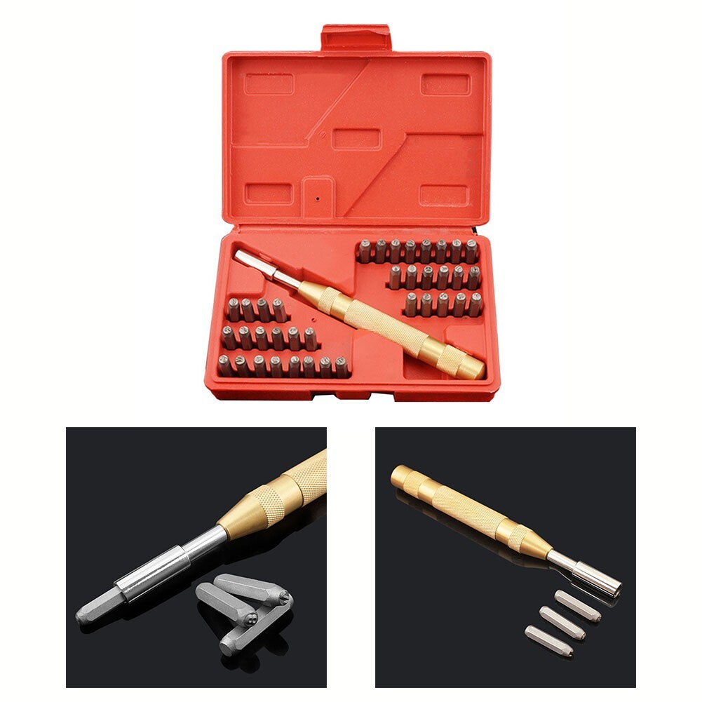 Versatile Metal Stamp Punch Set Kit for Marking Stainless Steel and Metals - Picture 9 of 9