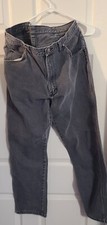 vintage black wrangler jeans made in usa size 38/32 Read description