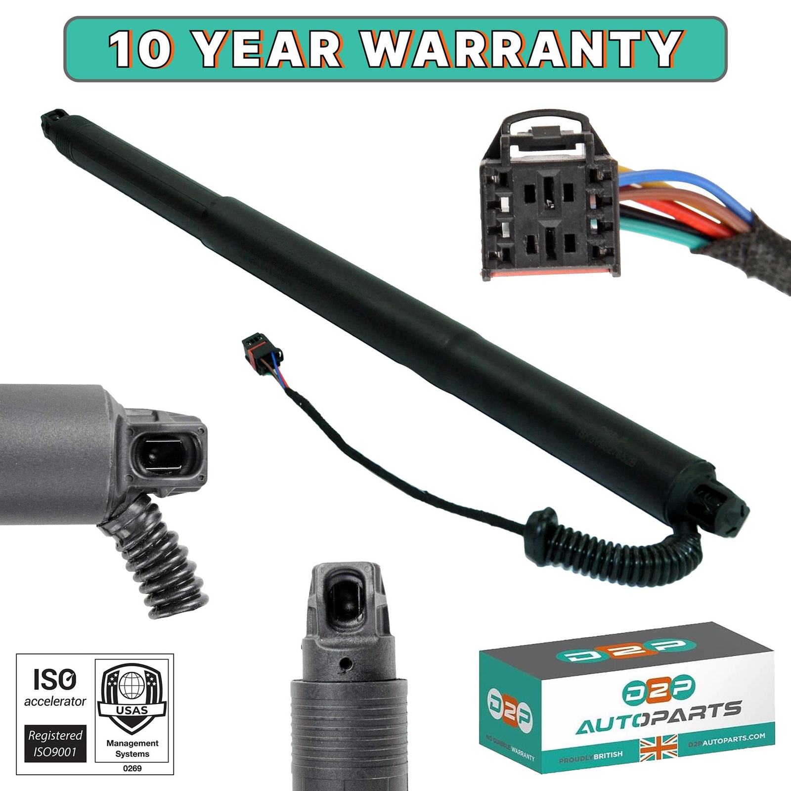 GAS SPRING TAILGATE 3V9827852B FOR SKODA SUPERB MK3 ESTATE CZCA CZEA CZDA DGEB