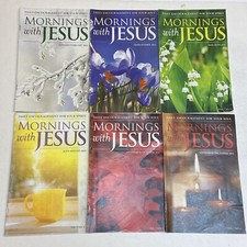 Mornings with Jesus Magazine Year 2021 6 LOT Daily Encouragement for your Soul