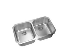 Glacier Bay Builder 32" Undermount 2-Bowl 18 Gauge Stainless Steel Kitchen Sink
