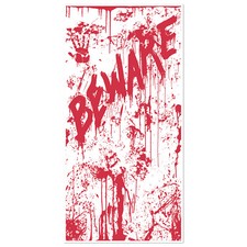 Bloody Door Cover 30" x 5' Halloween Accessory Decoration