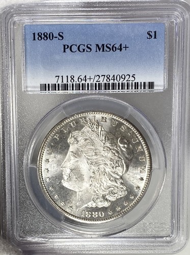 BU 1880-S Morgan Silver Dollar PCGS MS64+ BLAZER! See Video TCCP