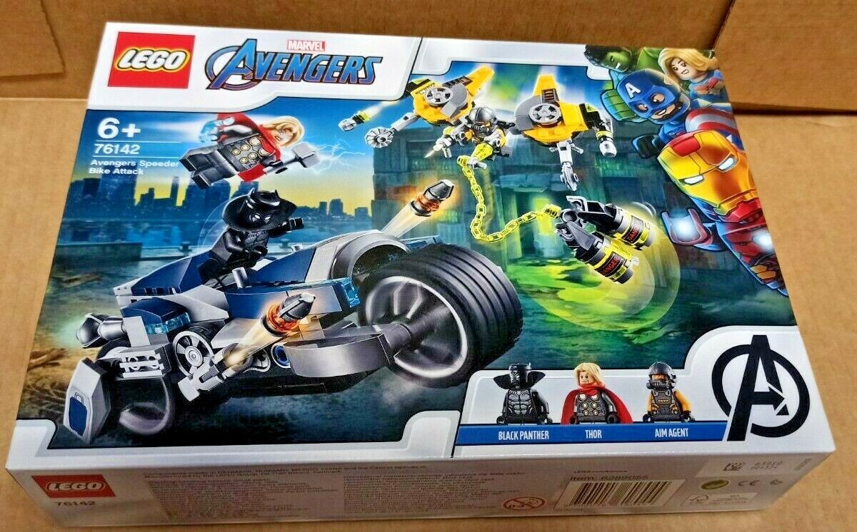 LEGO 76142 MARVEL  AVENGERS - ATTACCO DELLA SPEEDER BIKE - RITIRATO