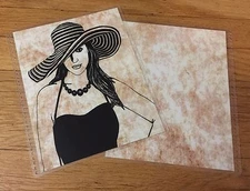 Stylish Vintage Girl Cover Set for use w/ Erin Condren Life Planner~