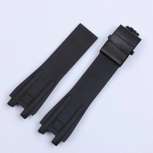 Correa de reloj ejecutiva de goma de silicona de 26 mm para Ulysse Nardin El Toro - Imagen 21 de 30