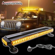 Amber Rooftop Light Bar Double Side Strobe 54 Led Emergency Warning Light 27 Amber Rooftop Light Bar Double Side Strobe 54 Led Emergency Warning Light 27