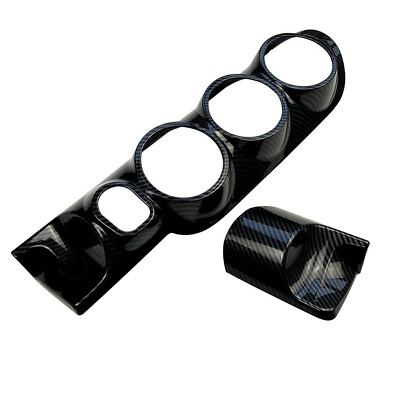 OE Carbon Fiber Pattern Dashboard Air Vent Trim for Benz W247 GLB-class 2020-25
