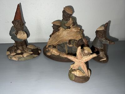 Tom Clark JUNE, JULY, AUGUST Gnome Cairn MORE Lot Of 4 Hand Signed Autographed