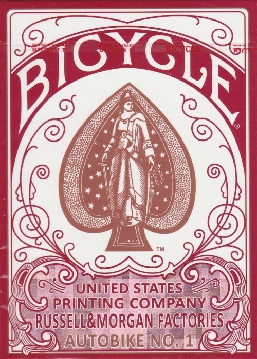 AutoBike NO.1 RED BICYCLE PLAYING CARDS | eBay