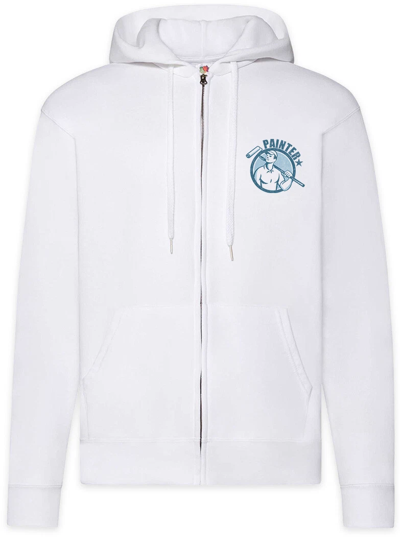 Painter V Zipper Hoodie Artist To Paint Handcraft Craft Craftsmen Artisans