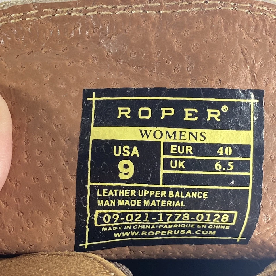 Mocassins sem salto Roper Bailey couro leopardo camurça 9 animais marrom rosa - Imagem 2 de 4