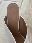 Lewit White Sandal Heels Shoes Open Toe sz  36 — photo 7