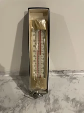 New Indoor Outdoor AIRGUIDE 413 Thermometer Box And Mounting Hardware