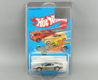 Vintage 1982 Hot Wheels #2021 Diecast Silver Race Bait 308