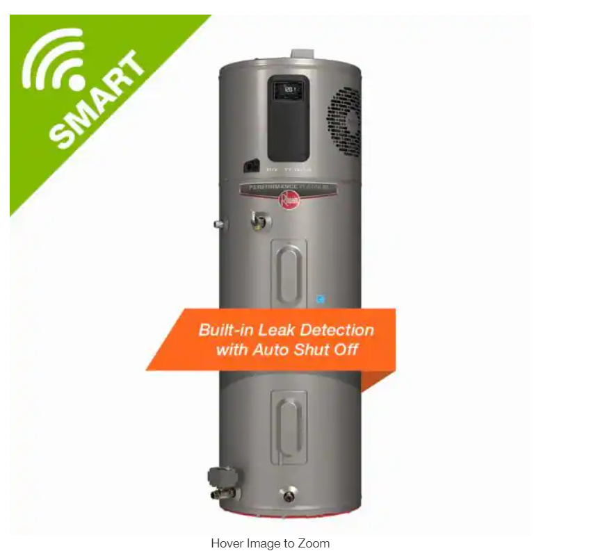 Rheem ProTerra XE50T10HS45U0 50gal Hybrid Electric Water Heater for