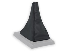 SCHALTMANSCHETTE FÜR VW GOLF 3 III 1992-1999 SCHALTSACK LEDER & NAHT SCHWARZ