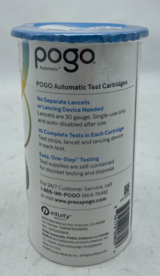 POGO Automatic Test Cartridges 5 Cartridges 50 Tests 07/2024^ NEW IN