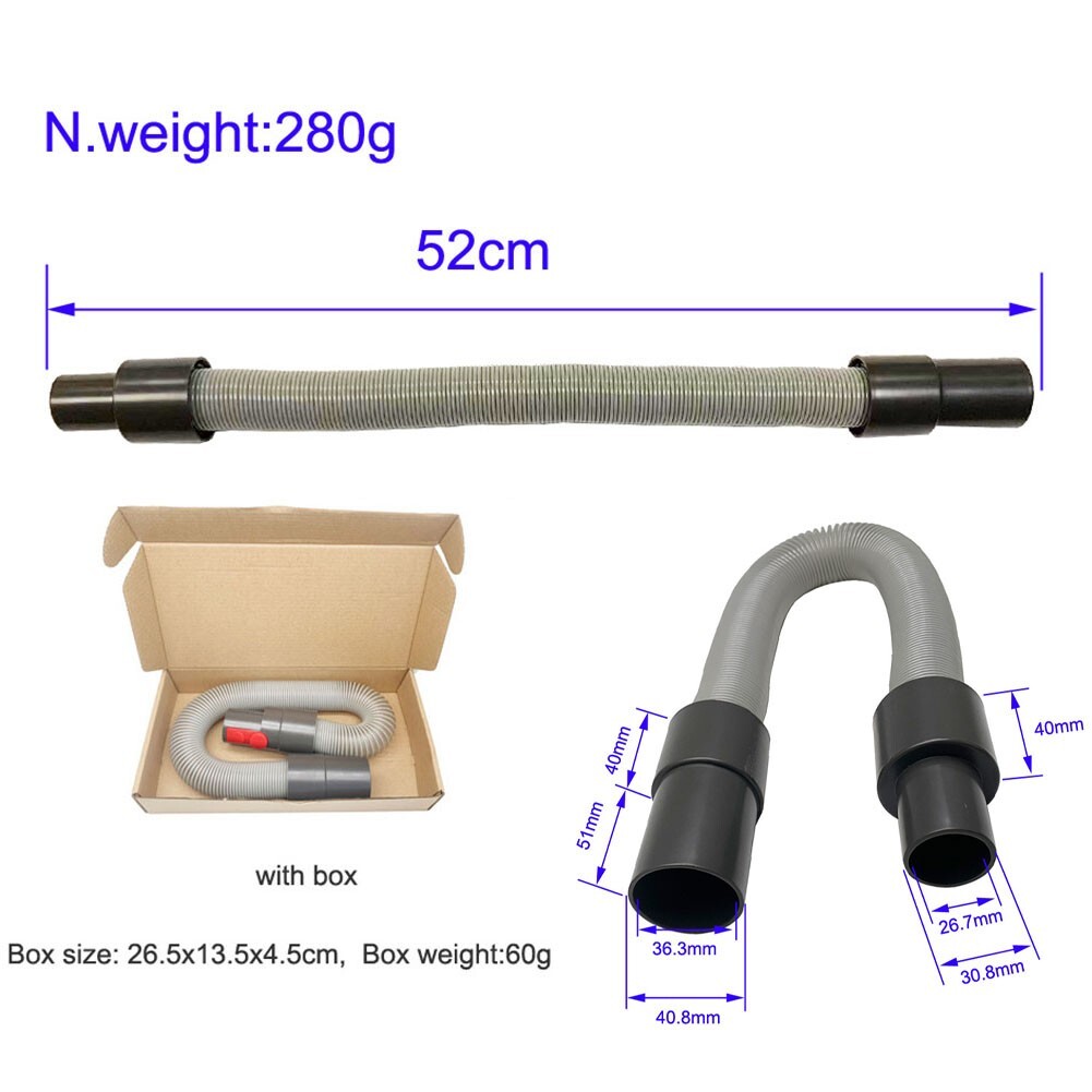 150CM Quick Release Extension Hose Pipe For Shark For Karcher Vacuum