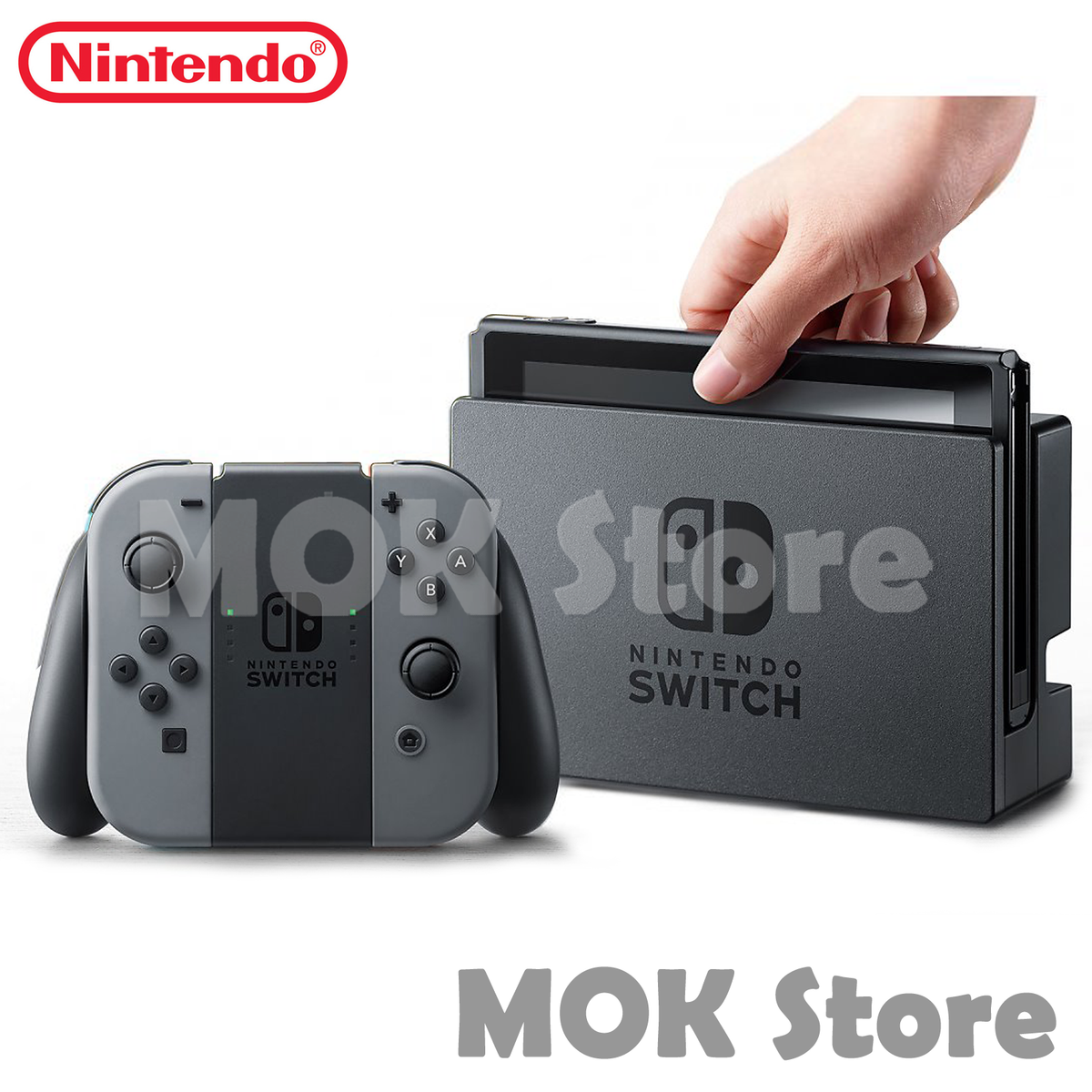 Nintendo Switch - 32GB Gray Console (with Gray Joy-Con Nintendo Switch - 32GB Gray Console (with Gray Joy-Con