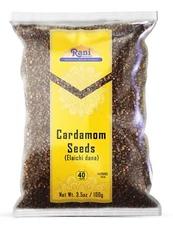 Rani Cardamom (Elachi) Decorticated Seeds Indian Spice 3.5oz (100g)