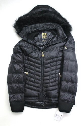 Anne Klein Faux Fur Trim Hooded 