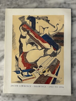 Rare Signed Jacob Lawrence catalogue 