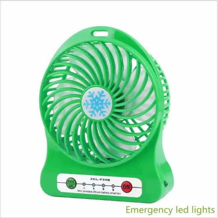 Mini USB Desk Fan - Portable & Cordless With Battery - Perfect For Camping