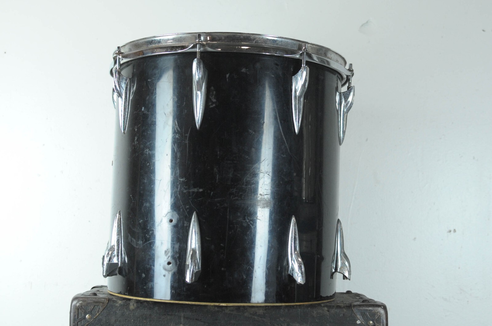 1970s Premier 14x14 Black Duroplastic Floor Tom eBay
