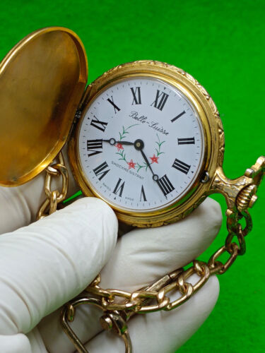 vintage Belle Luisse Pocket watch shock resistant SWISS 1 JEWELS - Picture 23 of 24