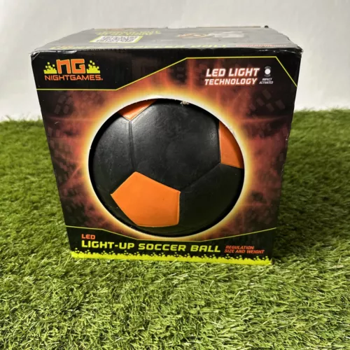 Soccer ball. Night games Light Up Soccerball Fútbol Football Impact Activated