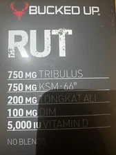 BUCKED UP RUT TESTOSTERONE BOOSTER 90 Capsules 30 Servings Hormone Balance Mood