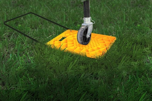 RV Jack Pad Stabilizer Rope Handle Heavy-Duty Anti-sinking MAT Trailer Portable - Foto 9 di 9