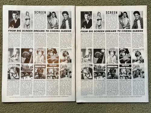 2 Vintage 1986 PREVUE Magazine Lot Sexy Ladies Covers! Movie Stars! All Celebs!! - Picture 2 of 4
