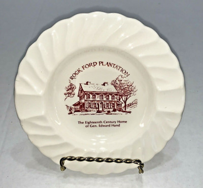 Vintage Rock Ford Plantation Ashtray General Edward Hand Home Lancaster PA